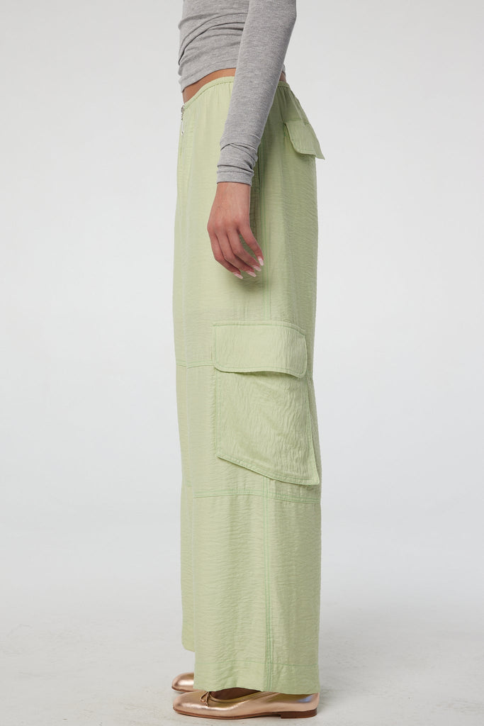 ARCHIE CARGO PANT PALE GREEN - The Line by K
