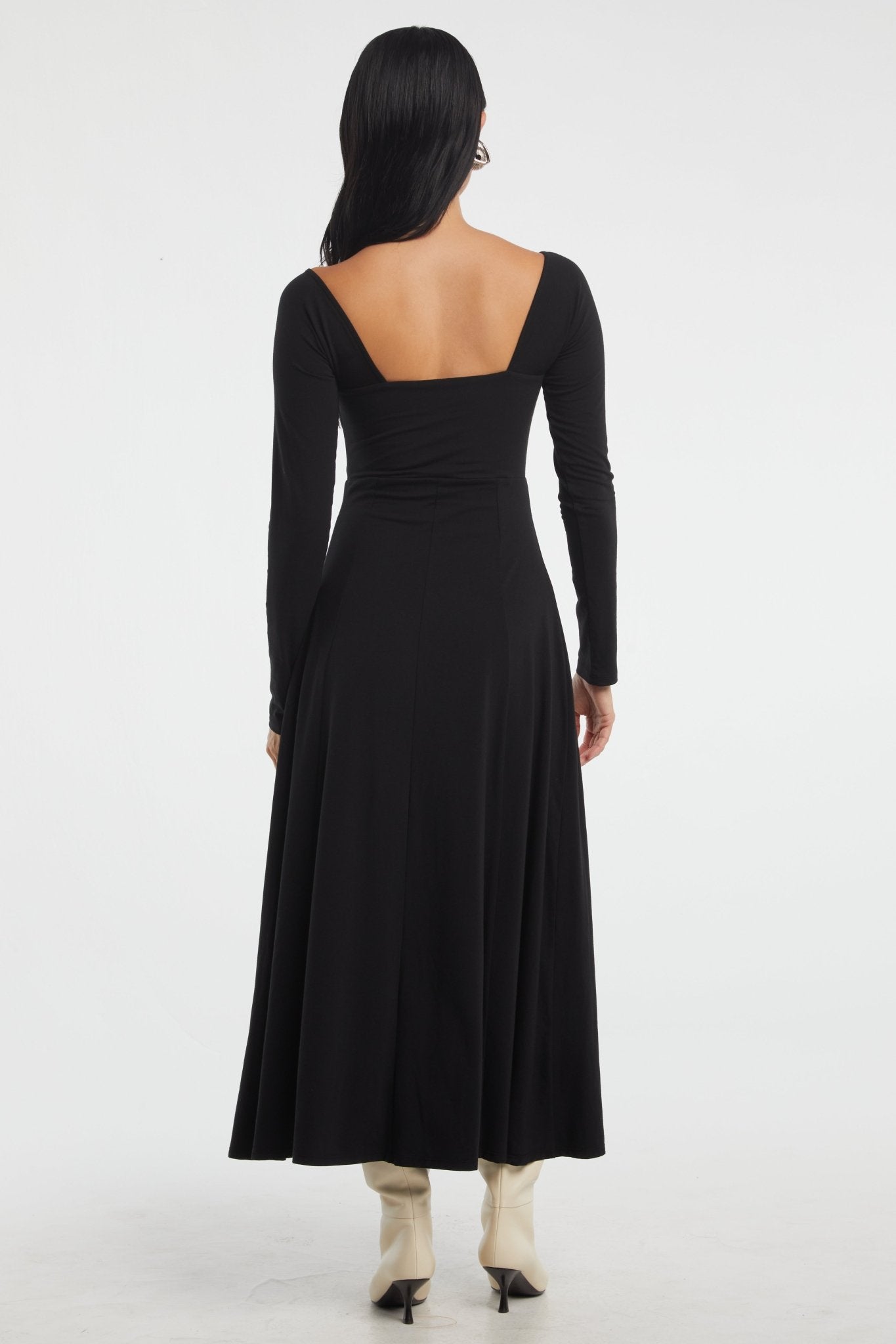The Line by K - Benison Dress - Black Small / Black The Line by K - Benison Dress - Black Small / Black