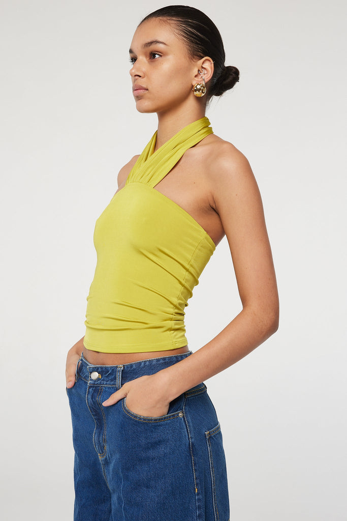 CARTESIA TOP CHARTREUSE - The Line by K