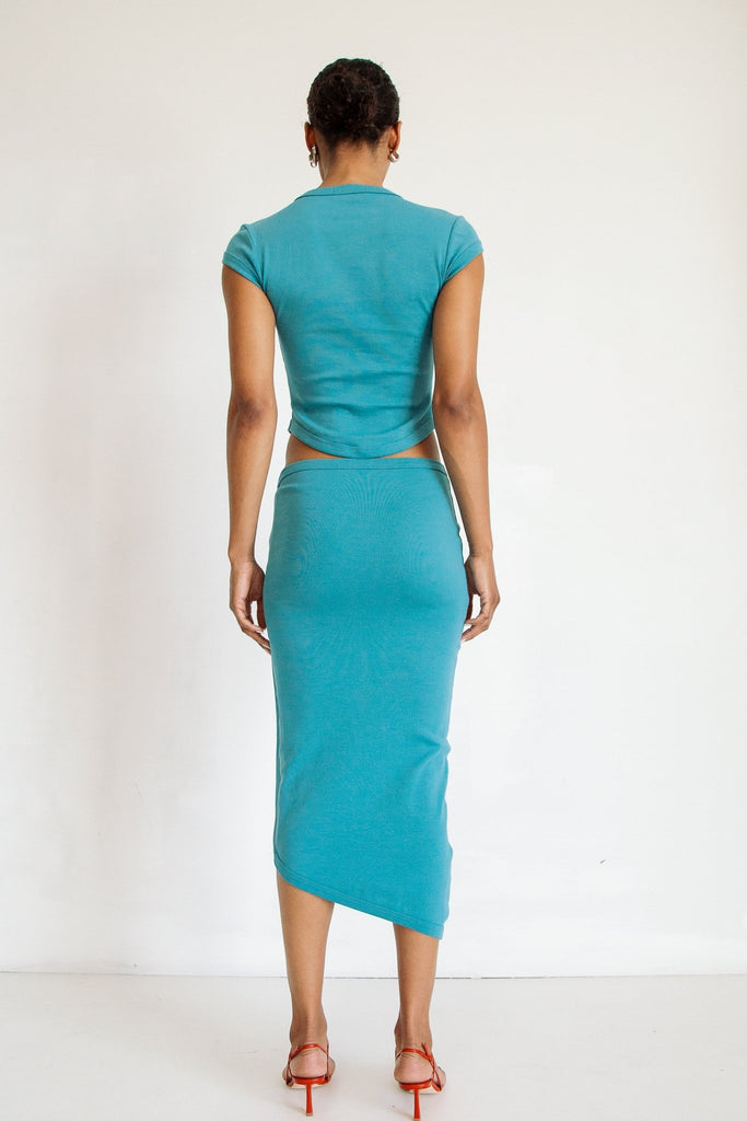 COSTA SKIRT OZONE BLUE - The Line by K