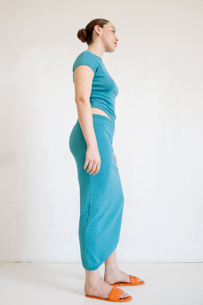 COSTA SKIRT OZONE BLUE - The Line by K