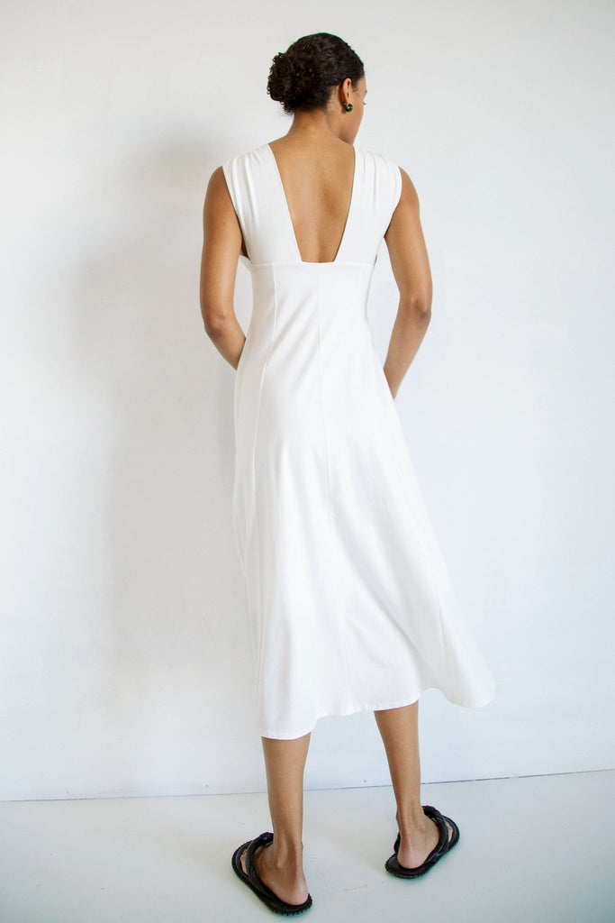 ELVA DRESS OFF-WHITE - The Line by K
