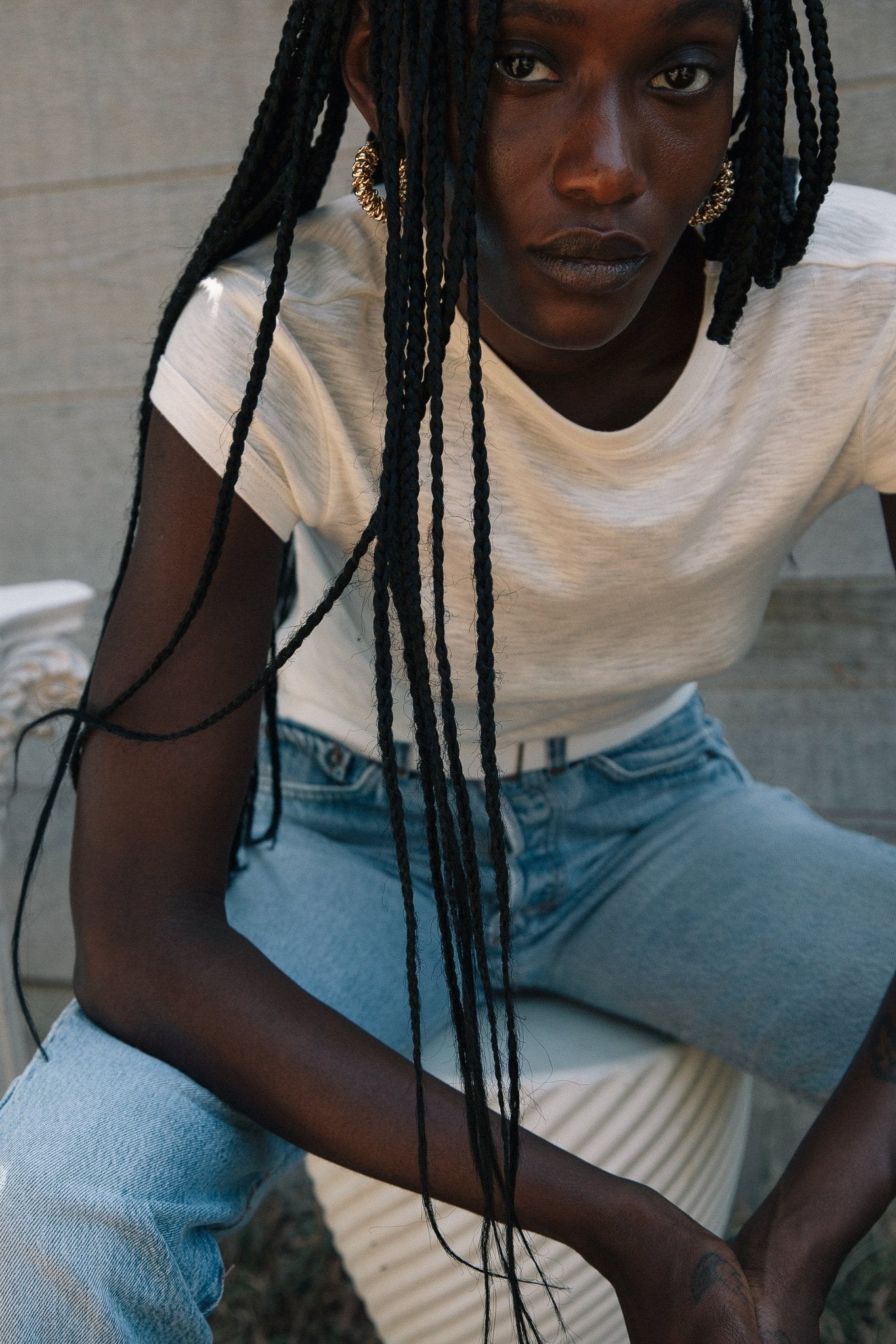 Lavi T-Shirt - Vanilla | The Line by K