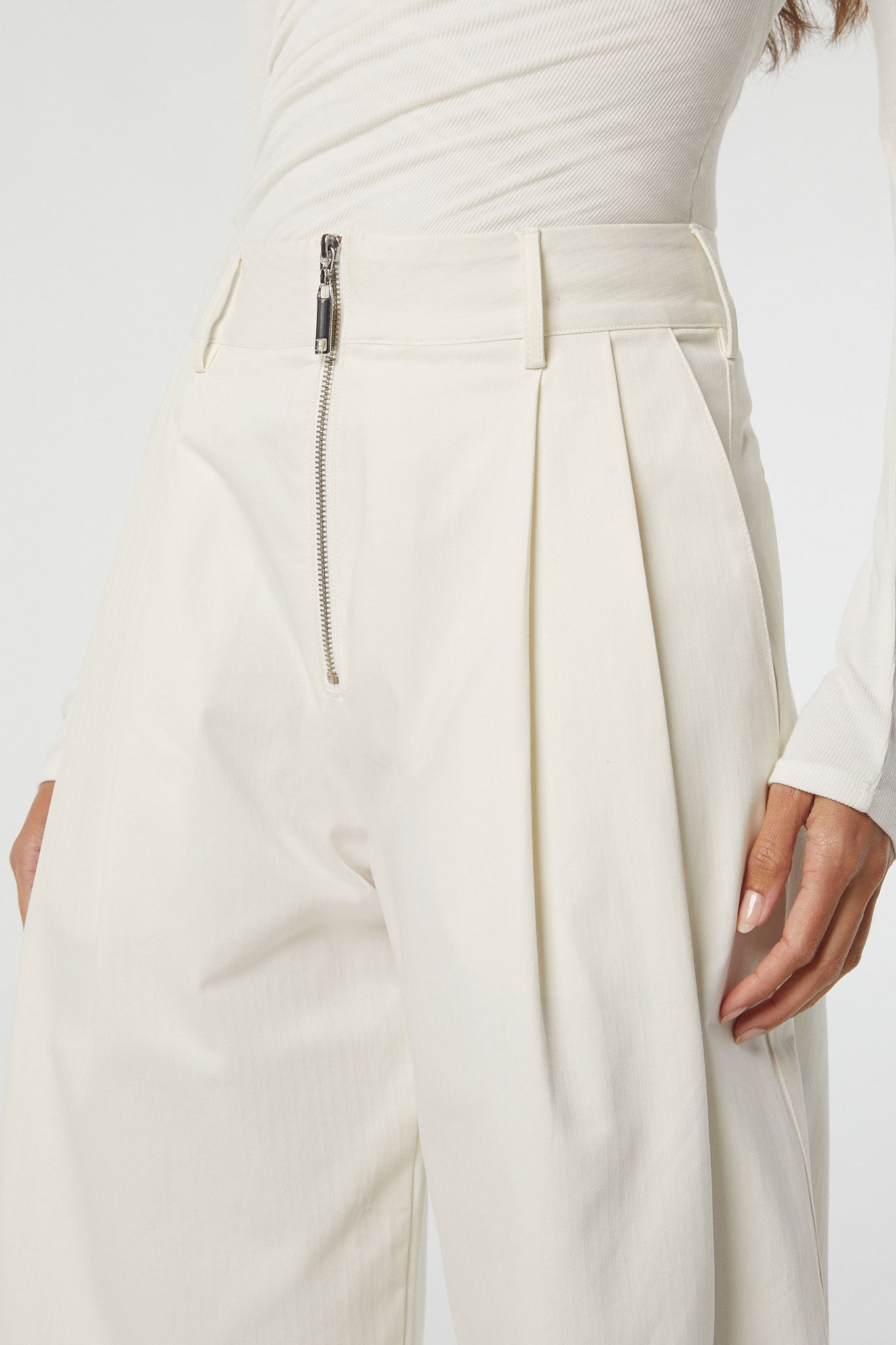 パンツ otto958 O booth trousers M Otto Pant - White | The Line by K