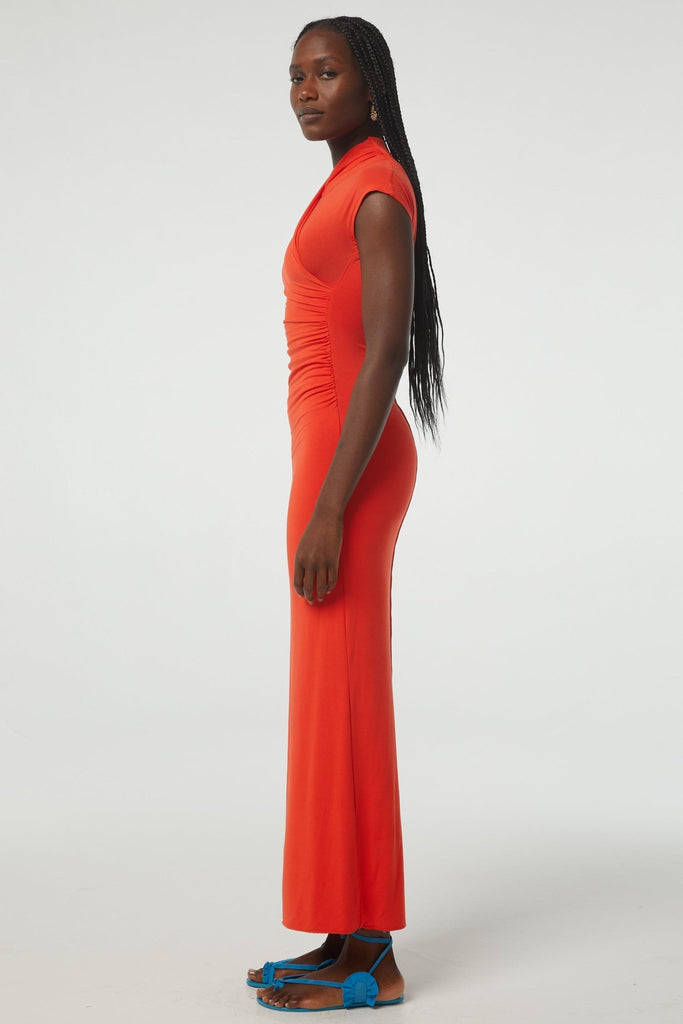 SINEA DRESS PERSIMMON - The Line by K