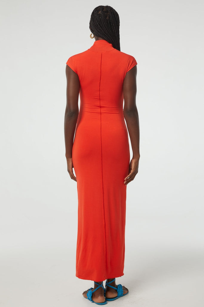 SINEA DRESS PERSIMMON - The Line by K