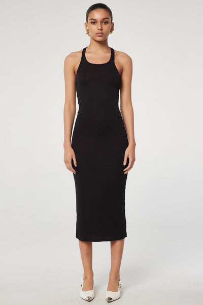 Sophie Racerback Tank Dress - Black | The Line by K Sophie Racerback Tank Dress - Black | The Line by K