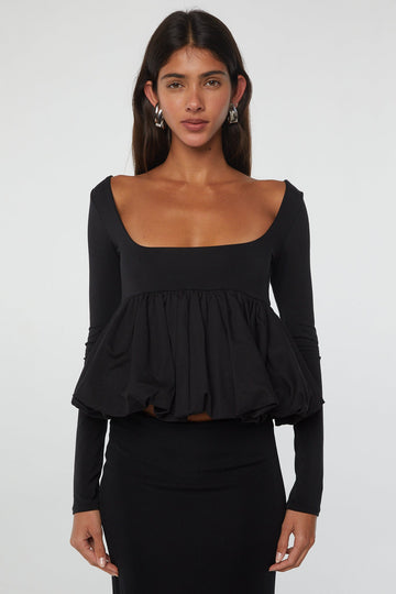 UWE BUBBLE TOP BLACK - The Line by K