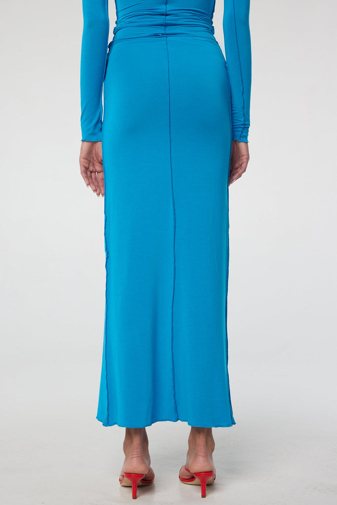 VANA SKIRT ELECTRIC TURQUOISE - The Line by K