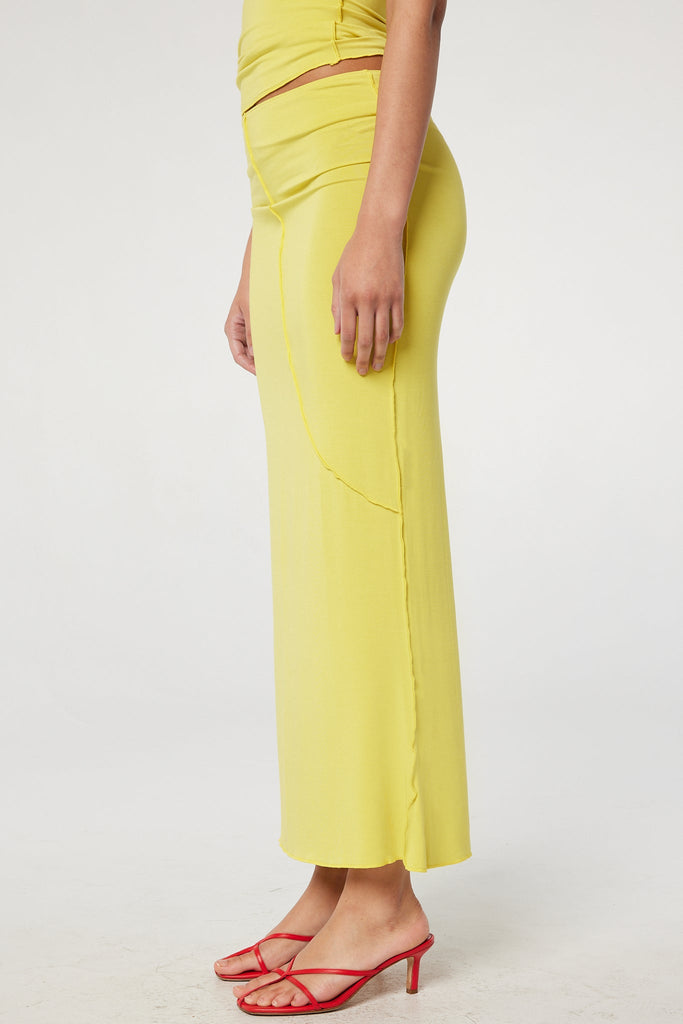 VANA SKIRT ELECTRIC YELLOW - The Line by K