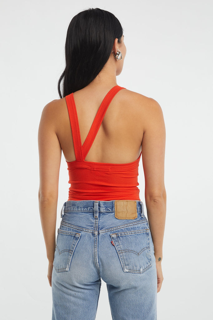 XIMENO TANK TOP PERSIMMON - The Line by K