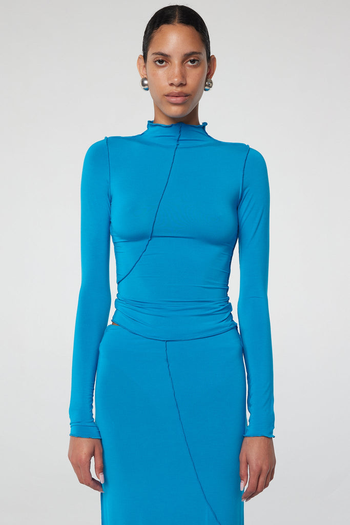 ZANE TOP ELECTRIC TURQUOISE - The Line by K